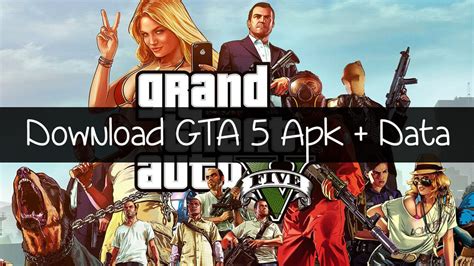 T L Charger Grand Theft V Gta Apk Obb Data File Pour Android