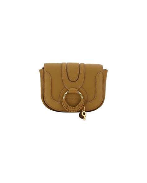 See By Chloé Leather Hana Sbc Shoulder Bag In Natural Save 2 Lyst