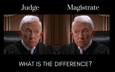 What Is The Difference Between A Judge And A Magistrate Nnrc
