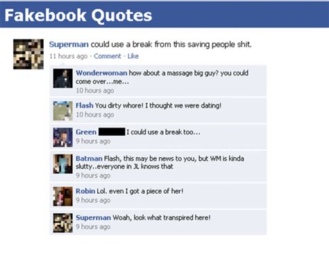 Hilarious Facebook Statuses Quotes Quotesgram