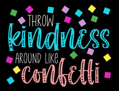 Throw Kindness Around Like Confetti Svg Etsy
