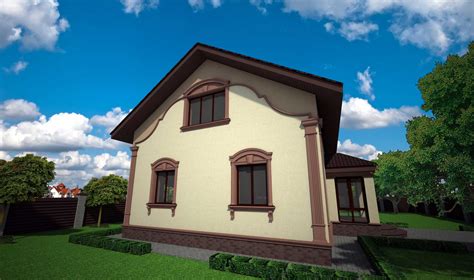 4 Exterior Designs Of 2 Story House With Attic 333