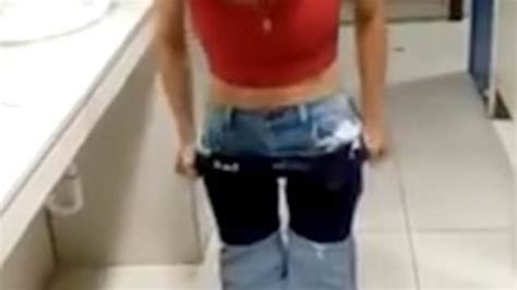 Watch Shoplifter Caught Wearing Eight Pairs Of Stolen Jeans Metro Video