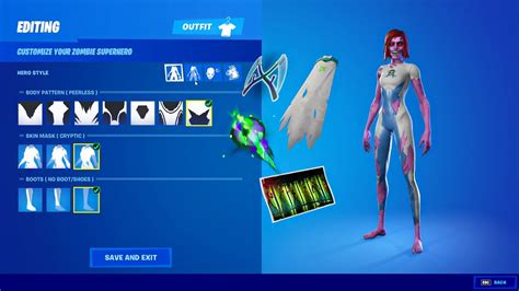 New Customize Zombie Superhero Bundles Showcase In Fortnite Youtube