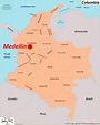Mapa de Medellín | Colombia | Mapas Detallados de Medellín