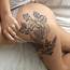 Inner Thigh Attractive Women S Small Tattoos  Best Tattoo Ideas