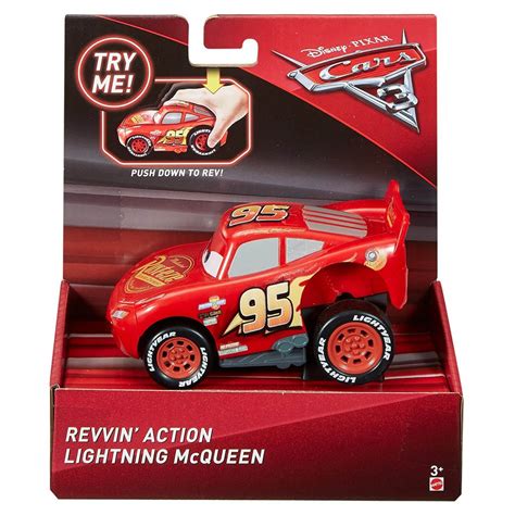 Mattel Disney Pixar Cars 3 Rev N Racers Lightning Mcqueen Vehicle Dvd31