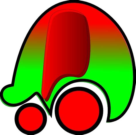 Red Green Car Icon Clip Art Free Vector In Open Office Drawing Svg
