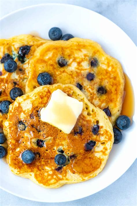 Our Favorite Blueberry Pancakes The Secret Saucer