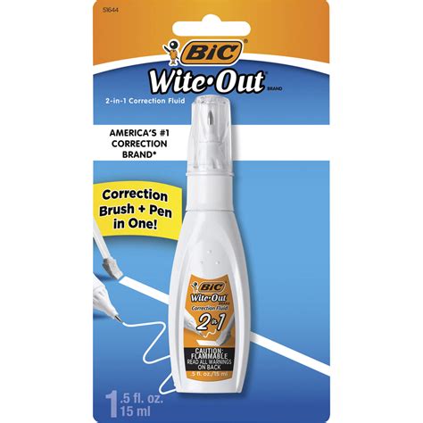 Wite Out Wite Out 2 In1 Correction Fluid