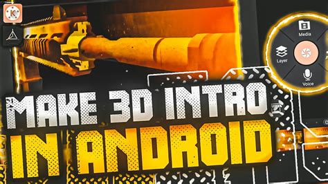 Next Level 3d Pubg Intro In Android M416 Intro How To Make 3d