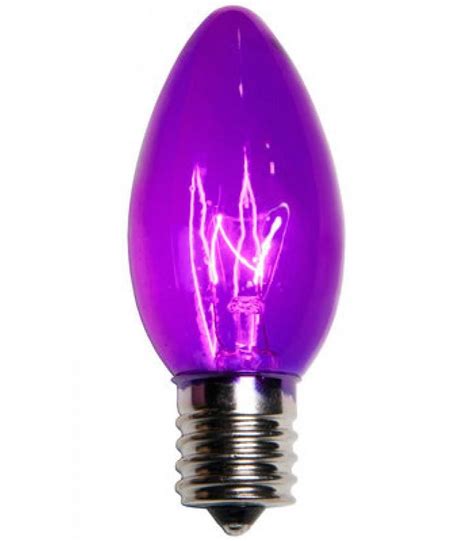 C9 Incandescent Bulbs Purple 25pk Commercial Christmas Decorations And Displays By Holiday