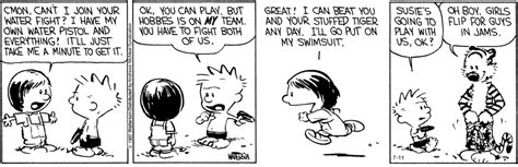 Calvin And Hobbes By Bill Watterson For July 11 2017