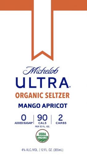 Michelob Ultra Organic Seltzer Mango Apricot Anheuser Busch Untappd