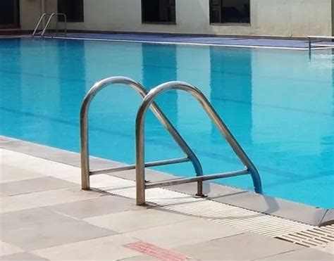 Stainless Steel 304 Swimming Pool Ladder Size 2 Step To 5 Steps Rs