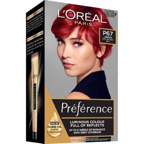 Buy Loreal Paris Preference Hair Colour Scarlet Intense Red P67 1pk