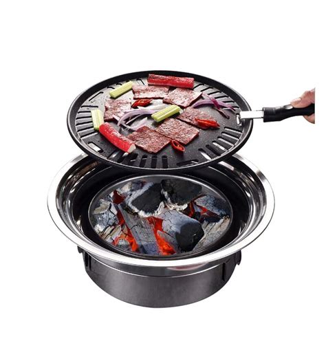 Buy Primst Multifunctional Charcoal Barbecue Grill Household Korean BBQ Grill Portable Camping