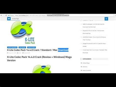 Recently switched to mac computer, but have problem of playing mkv, avi, wmv, flv, mts, mxf, etc with default. K-Lite Mega Codec Pack 14.5.2 Crack For Mac Installation Guide 2018 - YouTube