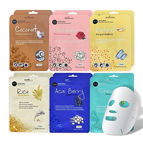 Celavi Essence Facial Face Mask Sheets K Beauty Skincare Korea Skin
