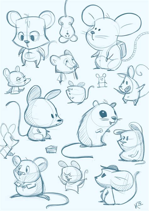 Mice On Behance Illustration Character Design Cartoon Character
