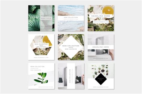 Simple Modern Instagram Pack By Bold Leap Creative Thehungryjpeg