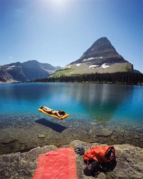 Beautiful Lake In Hidden Lake Montana Rpics