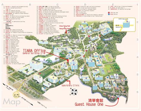 Tsinghua University Map Tsinghua University Campus Map China