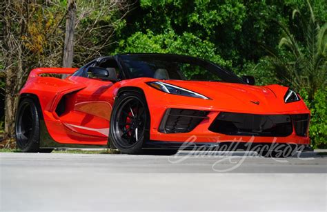 Unique Torch Red Pandem Widebody C8 Chevy Corvette Up For Grabs At No