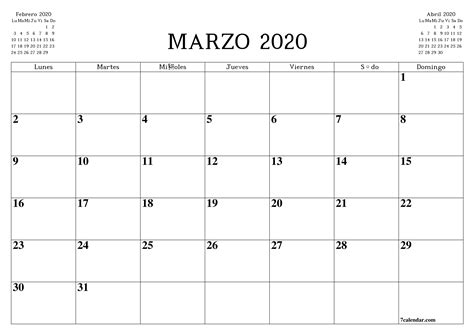 Calendario En Blanco Imprimible A4 A5 Y A3 Pdf Y Png Enero 2020 Riset