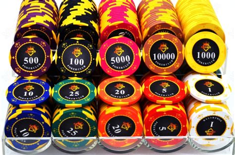 Numbered Poker Chips, Poker Chips with Denominations [ Free Design]