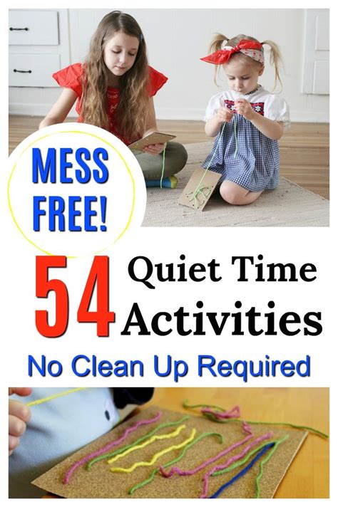54 Mess Free Quiet Time Activities For 3 Year Olds How Wee Learn