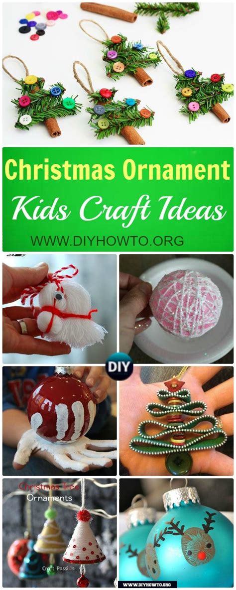 20 Easy Diy Christmas Ornament Craft Ideas For Kids To Make