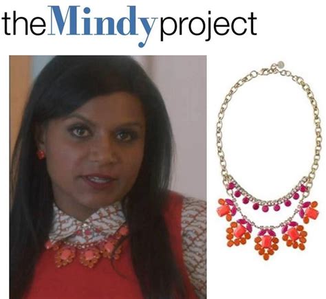 Mindy Kaling Wearing The Spring Awakening On Her Show The Mindy Poject Stella And Dot