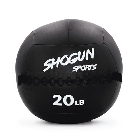Shogun Sports Soft Wall Ball 20 Lb Durable Medicine Ball For