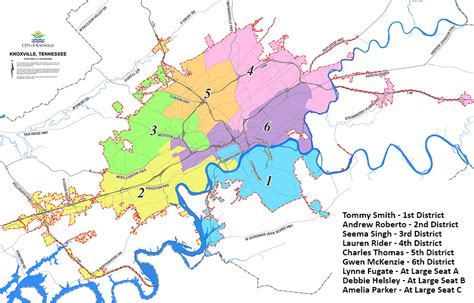 City Council Districts City Of Knoxville