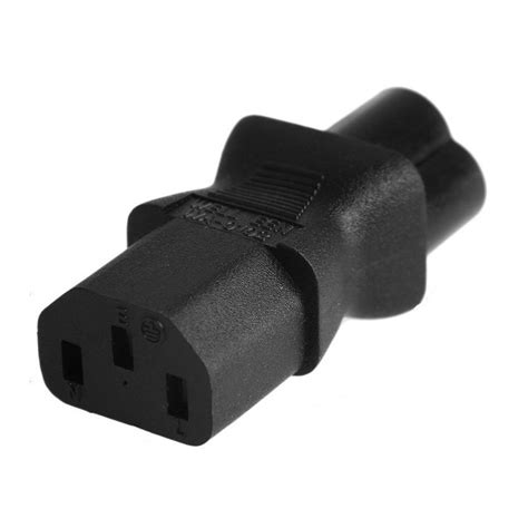 Power Adapter Pin Iec C Female Connector To Iec C Male Connector Mickey Mouse