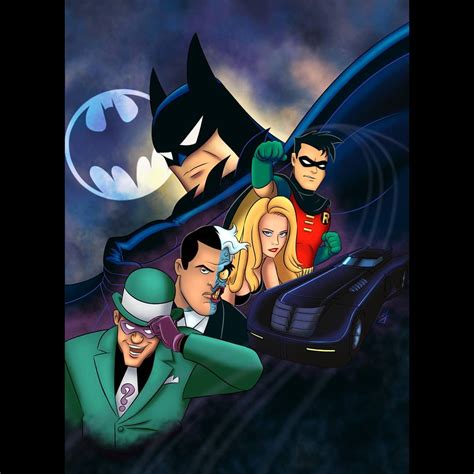 Fan Made Batman Forever In The Style Of Batman The Animated Series By