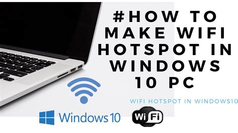 How To Make WiFi Hotspot In Windows 10 PC YouTube