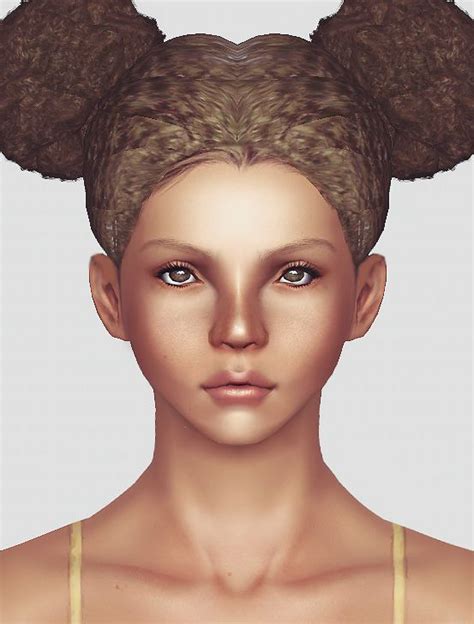 Afro Puffs Newsea And Modish Kitten Hair Mashup By Momo Sims 3