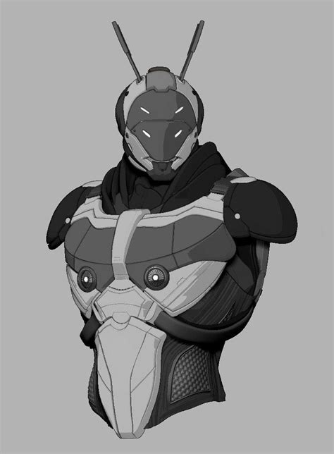 Artstation Armor Ant Hugo César Artwork Anime Viridian