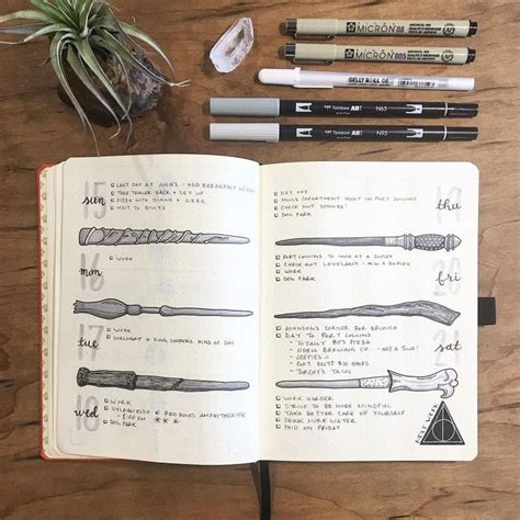 Harry Potter Bullet Journal Ideas Head Back To Hogwarts In Bullet Journal Themes