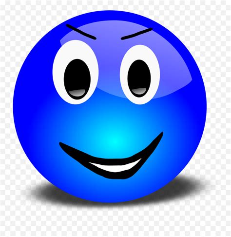Smiley Png Images Free Download Blue Smiley Face Clip Art Emoji