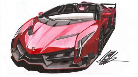 Lamborghini Veneno Drawing At Explore Collection