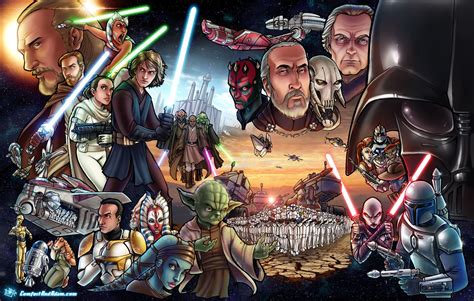 Star Wars Prequels Clone Wars By Comfortlove On Deviantart Star Wars Species Star Wars