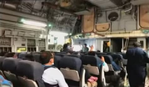 Indians Evacuated From Kabul Chant Bharat Mata Ki Jai On Landing At Jamnagar Airbase