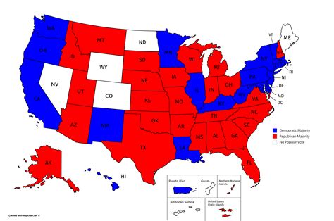 2016 United States Presidential Primaries By State Party Majorities