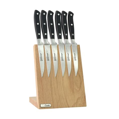 Gourmet X30 Steak Knife Set 6 Piece With Block Steak Knife Sets From