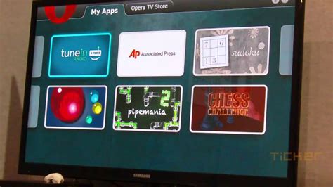 Opera Tv App Store At Ces 2012 Youtube
