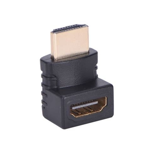 New 270 Degree Right Angled Hdmi A Male To Female Cable Coupler Adaptor