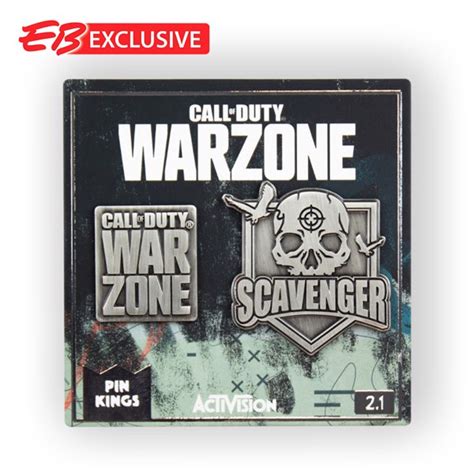 Call Of Duty Warzone Enamel Pin Badge Set Clothing Eb Games New